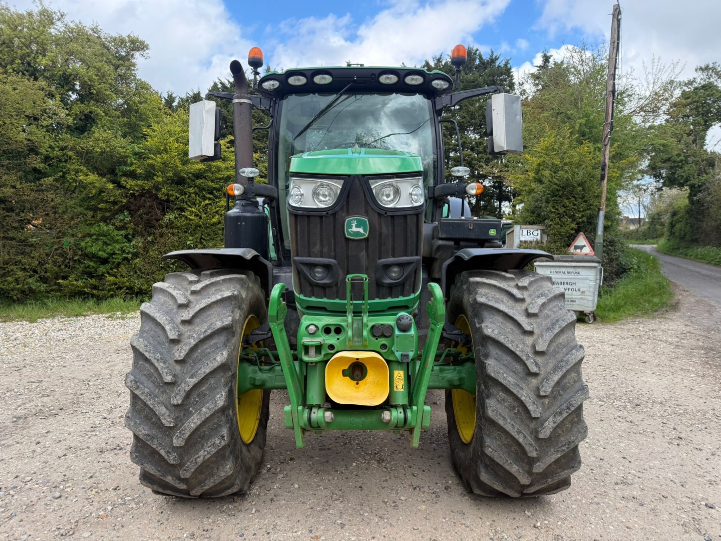 Used John Deere 6215R 4wd Tractor