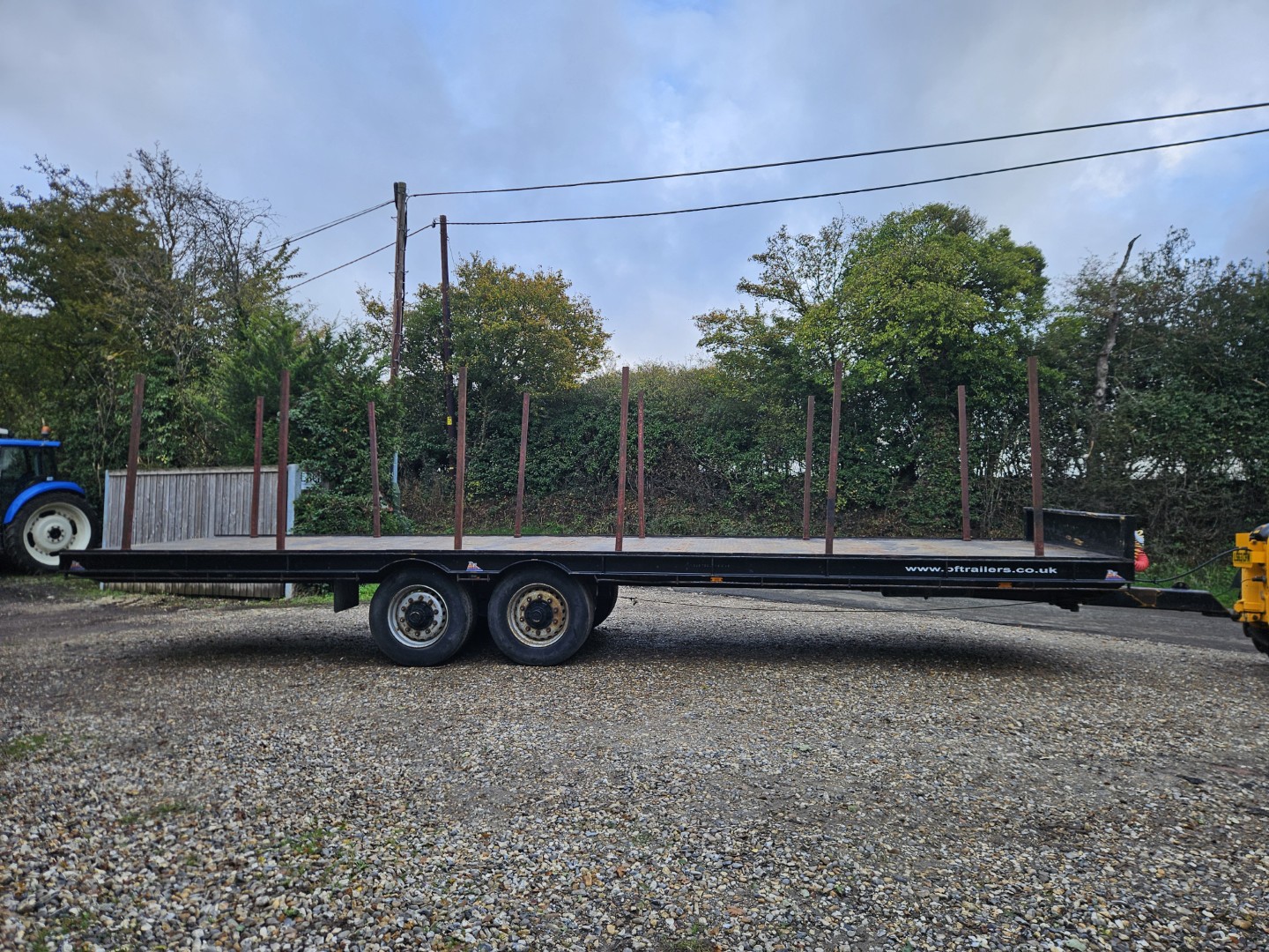 Used PF Trailers 30' Flatbed Trailer