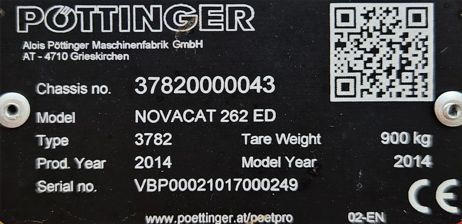 Used Pottinger Novacat 262ED Mower Conditioner