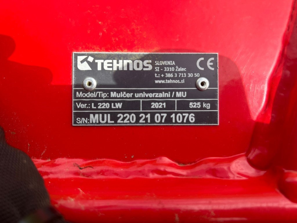 Used Tehnos L220LW Flail Mower