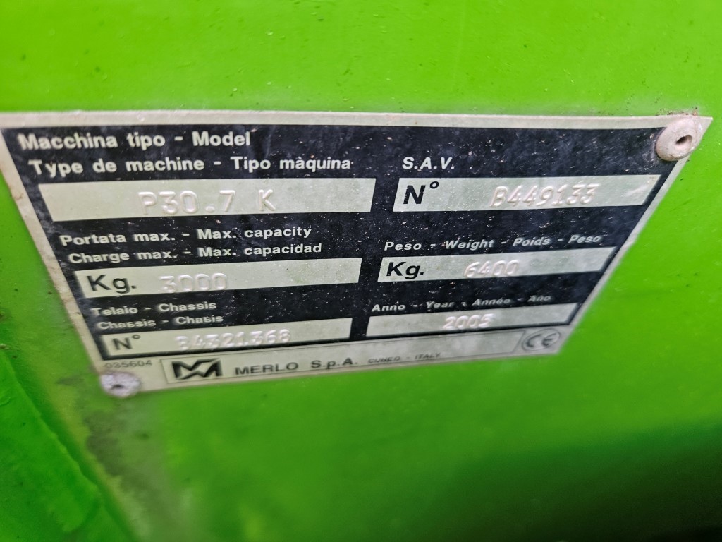 Used Merlo P30.7K Telehandler