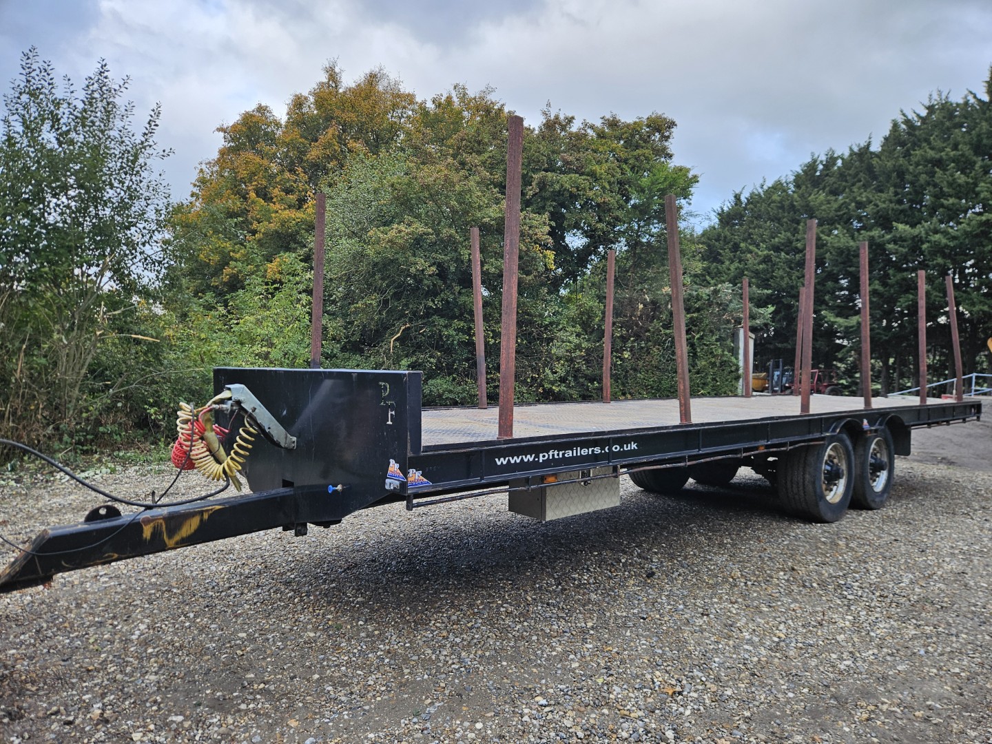 Used PF Trailers 30' Flatbed Trailer