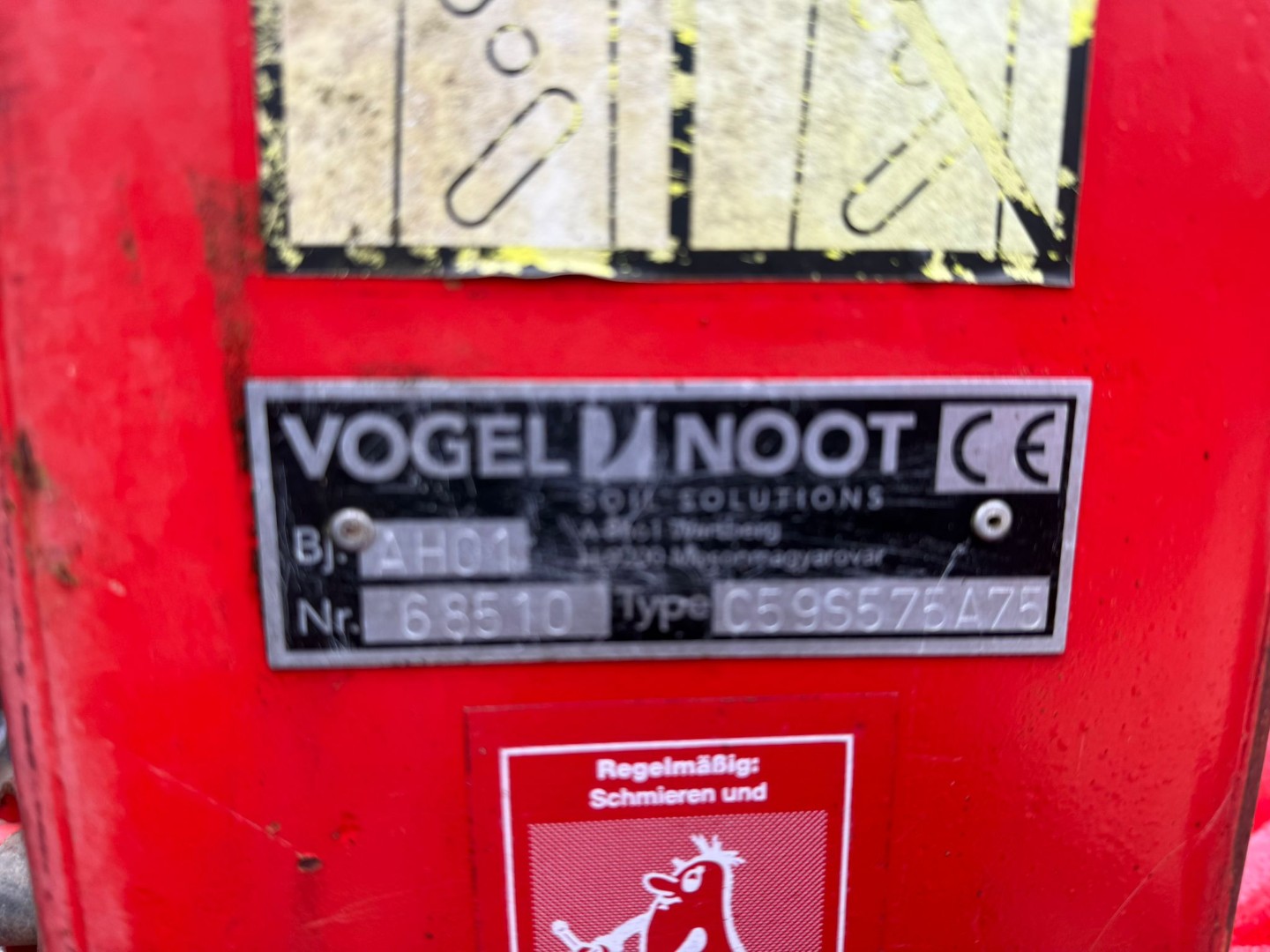 Used Vogel & Noot X5 950 5 Furrow Plough