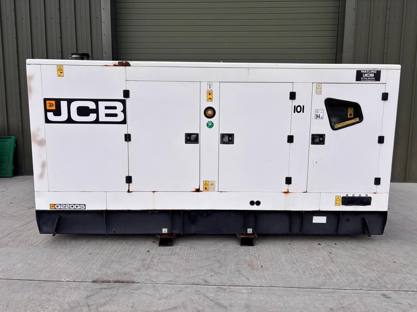 Used JCB G220QS Generator