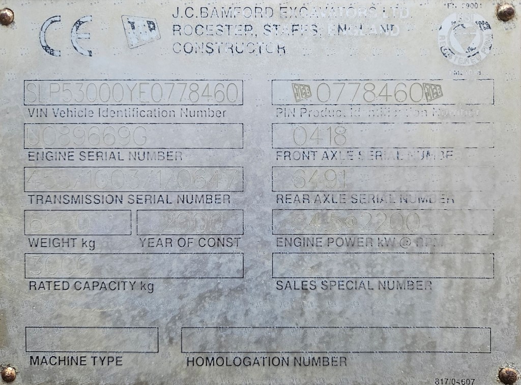 Used JCB 530-70 Telehandler