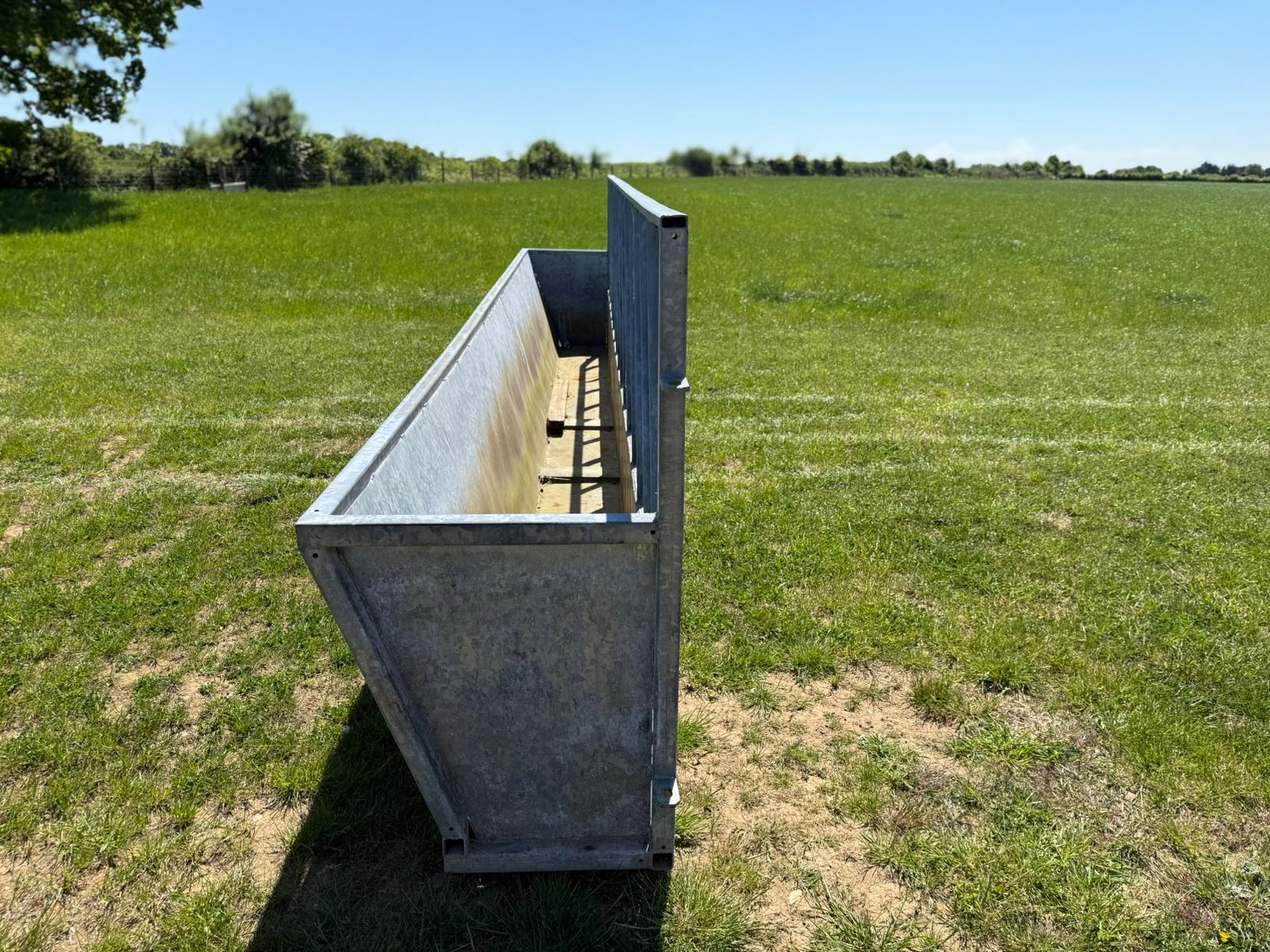 Used Feed Barrier and Trough