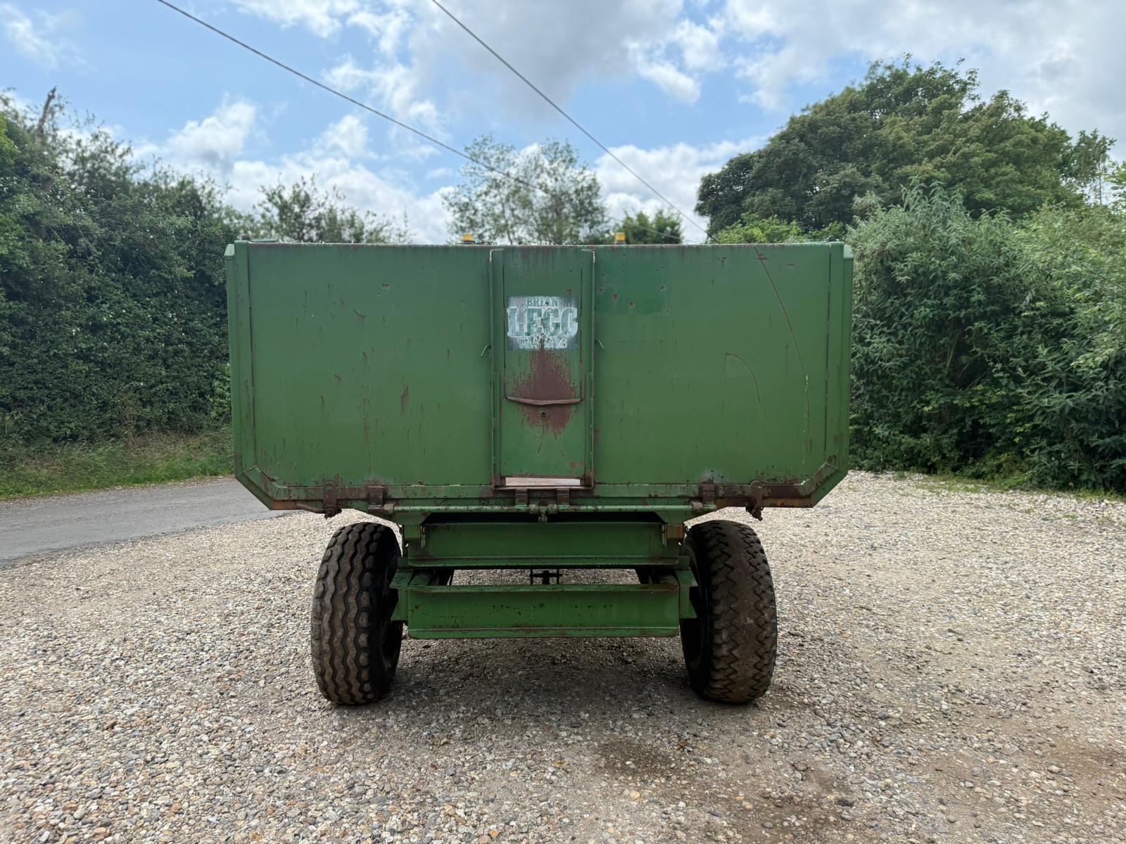 Used Brian Legg High Lift Tipping Trailer