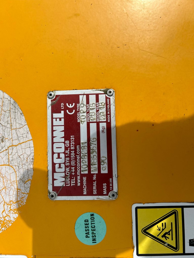 Used McConnel Topper 9