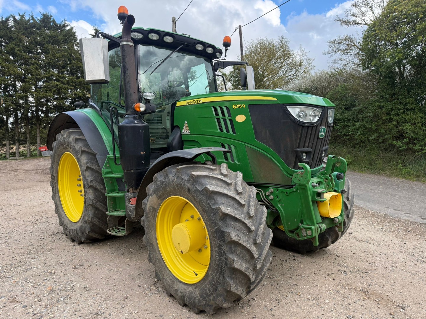 Used John Deere 6215R 4wd Tractor