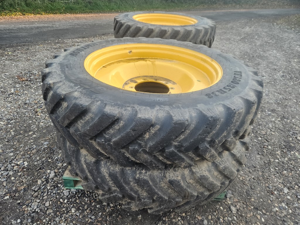 Used Set of JCB Fastrac Row Crop Wheels
