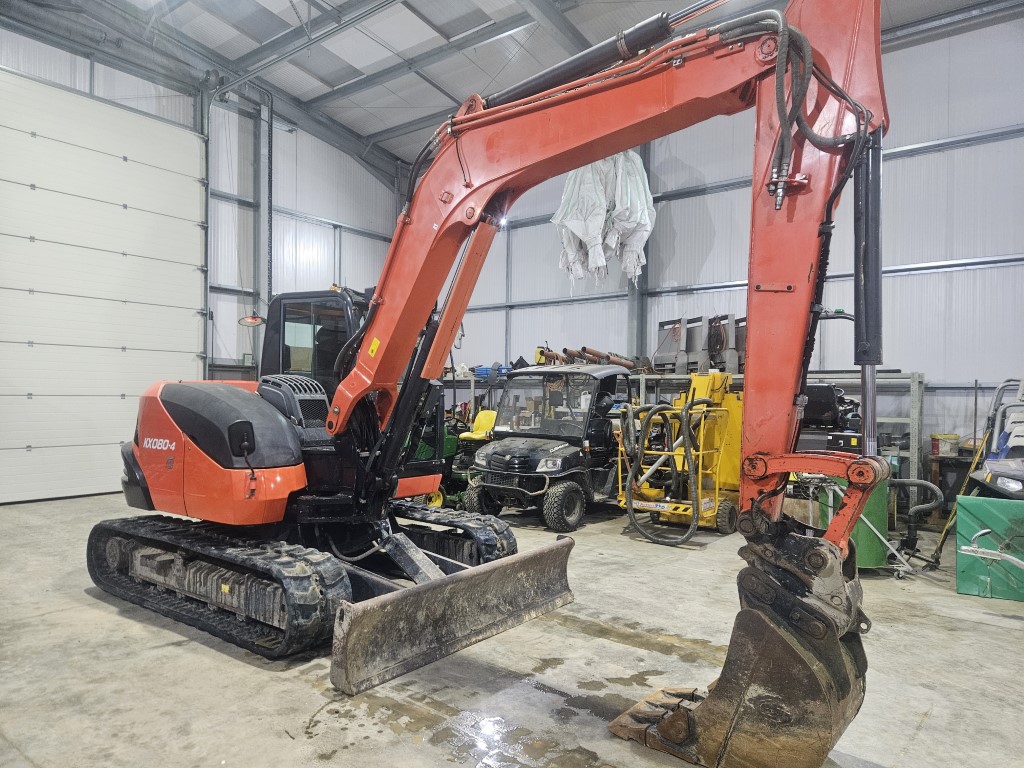Used Kubota KX080-4 Excavator