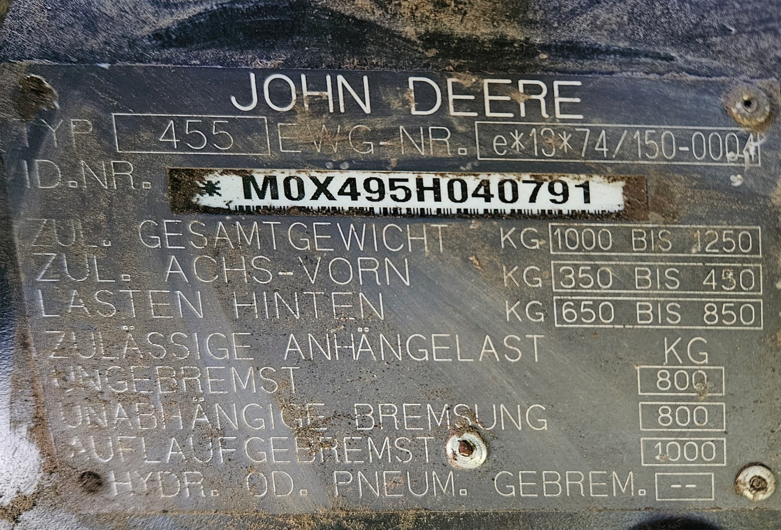 Used John Deere X495 Ride On Mower