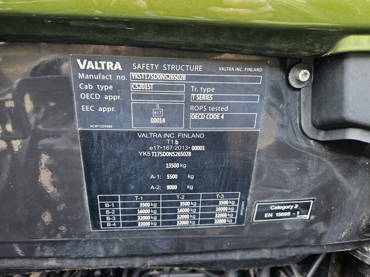 Used Valtra T175 Direct 4wd Tractor