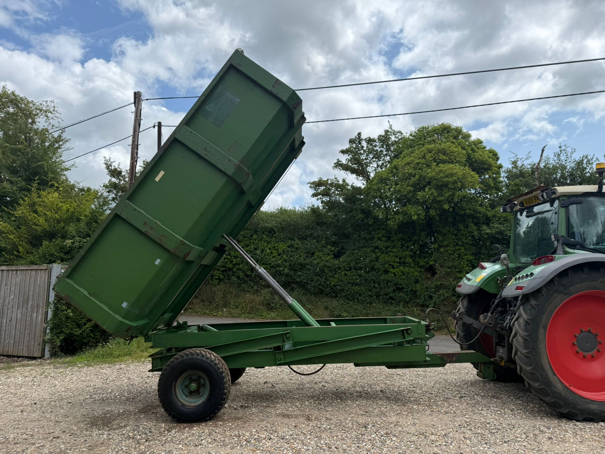 Used Brian Legg High Lift Tipping Trailer