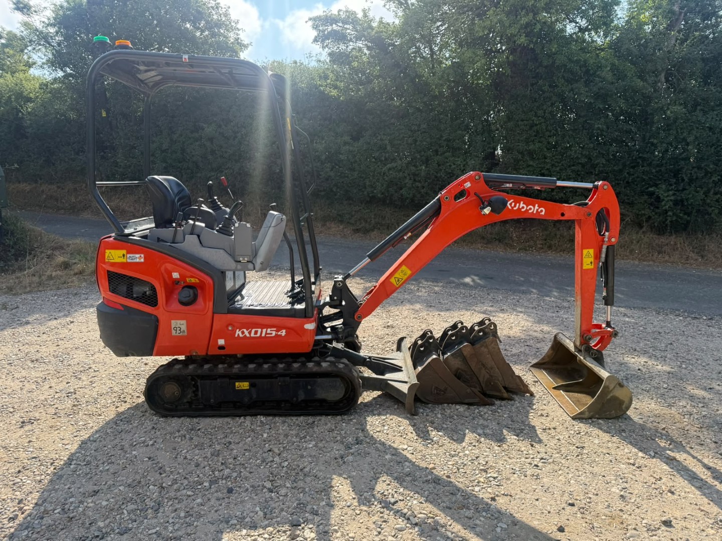 Used Kubota KX015-4 Mini Excavator