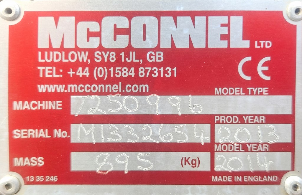 Used McConnel PA5455 Hedge Cutter