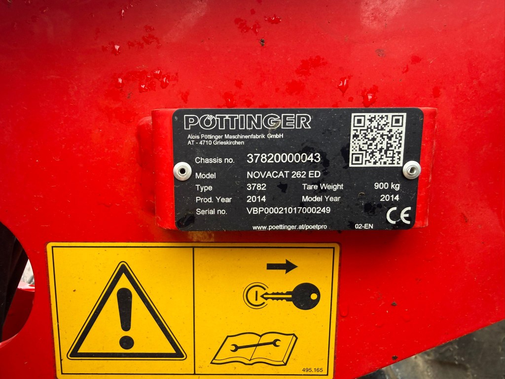 Used Pottinger Novacat 262ED Mower Conditioner