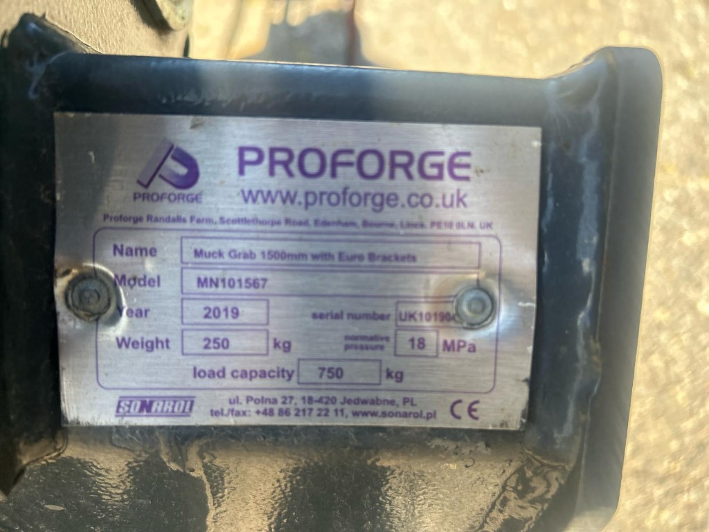 Used Proforge MN101567 Muck Grab