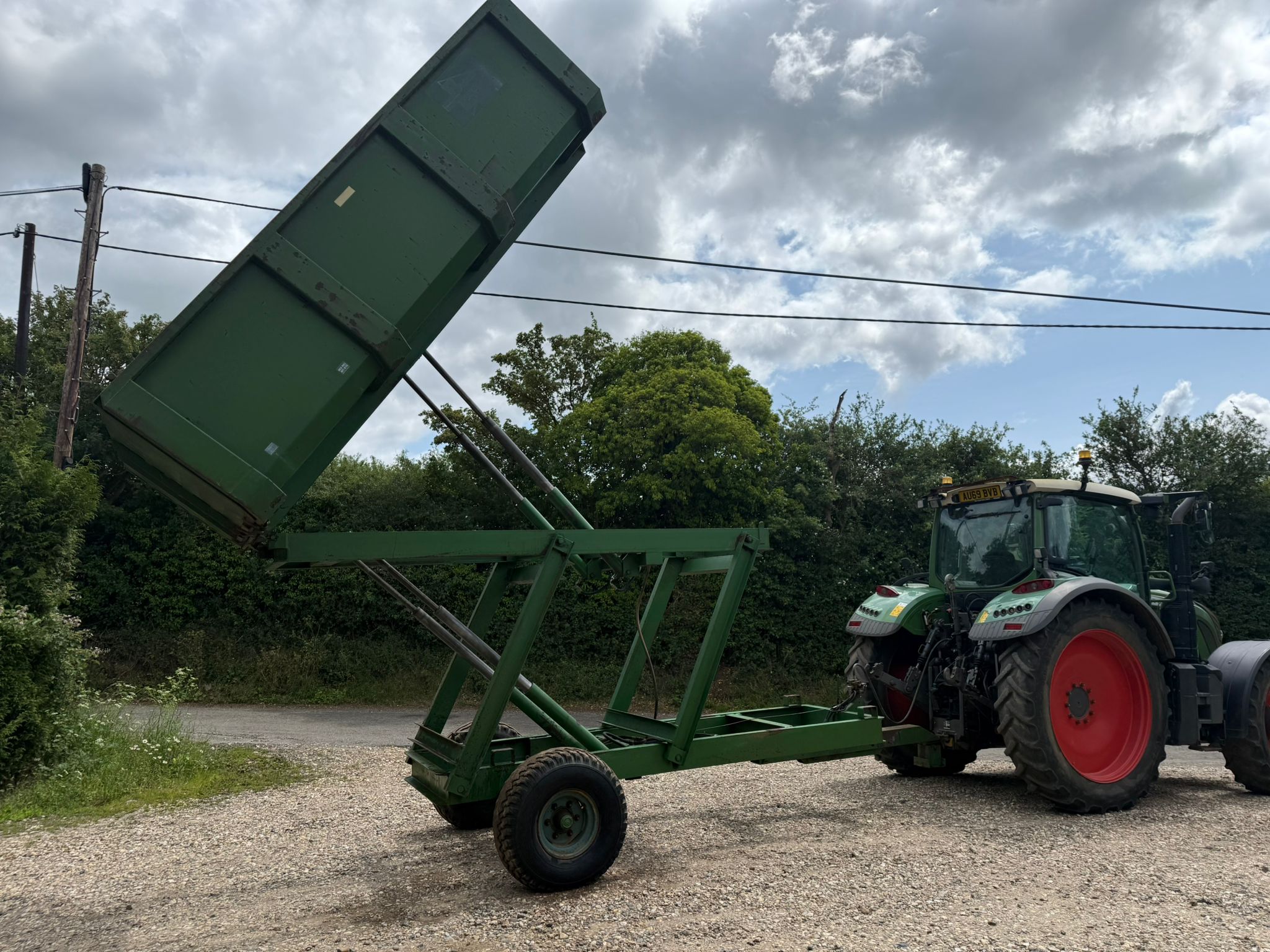 Used Brian Legg High Lift Tipping Trailer