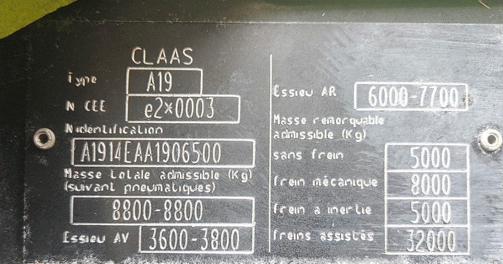 Used Claas Arion 620 4wd Tractor