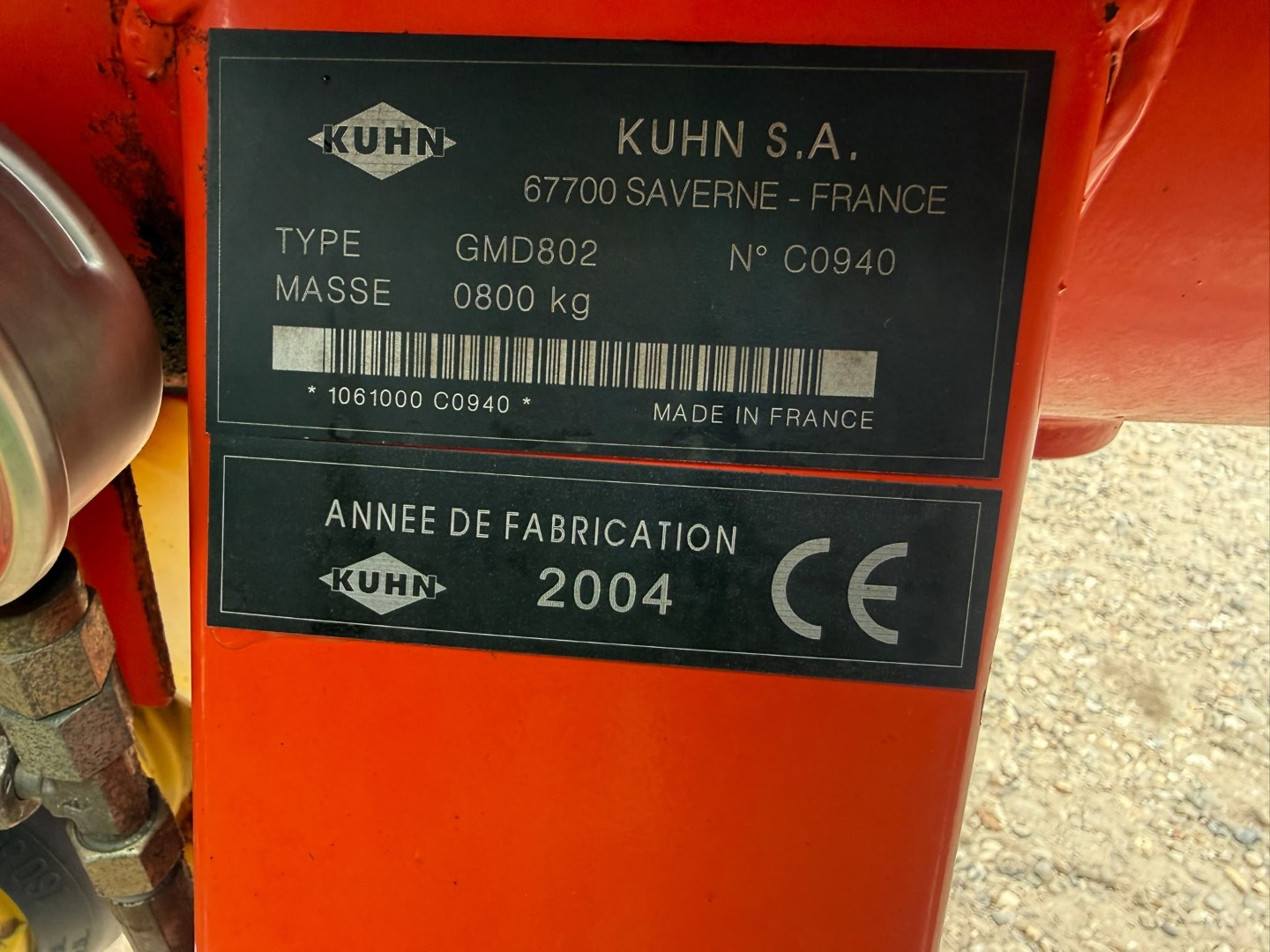 Used Kuhn GMD802 Mower