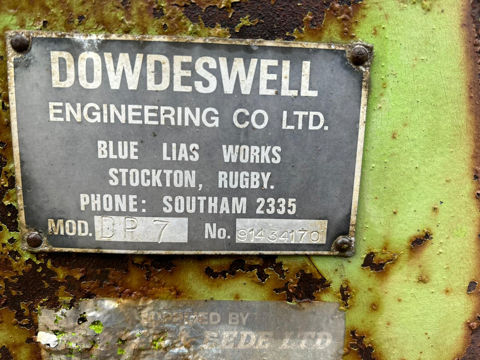 Used Dowdeswell DP7 Plough