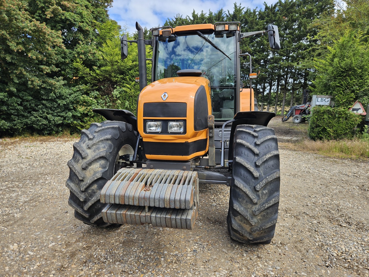 Used Renault Ares 696RZ 4wd Tractor