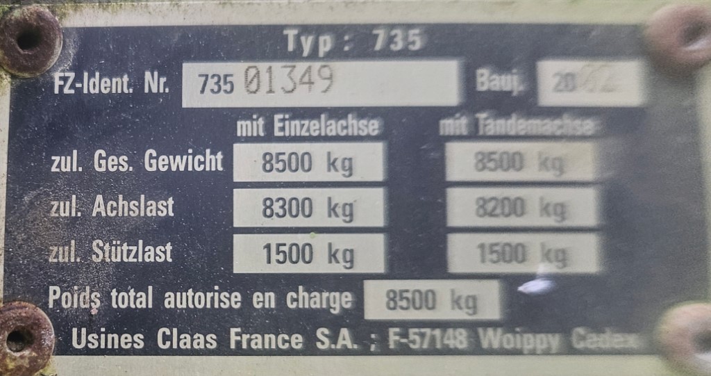 Used Claas Quadrant 2200 Square Baler