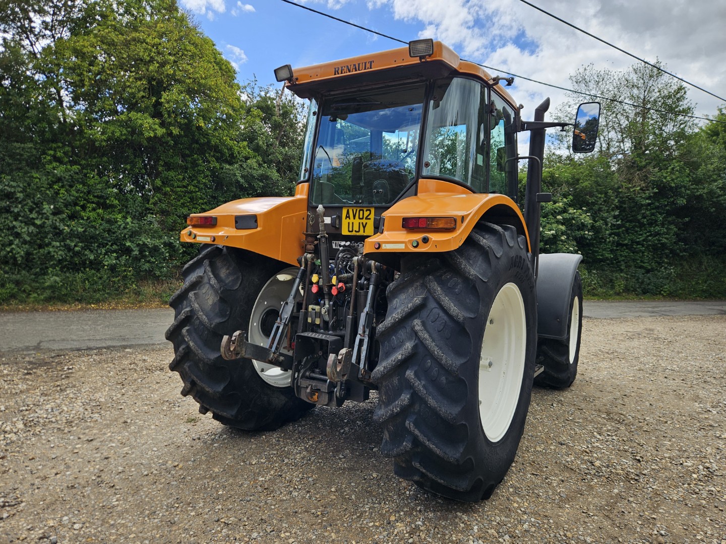 Used Renault Ares 696RZ 4wd Tractor