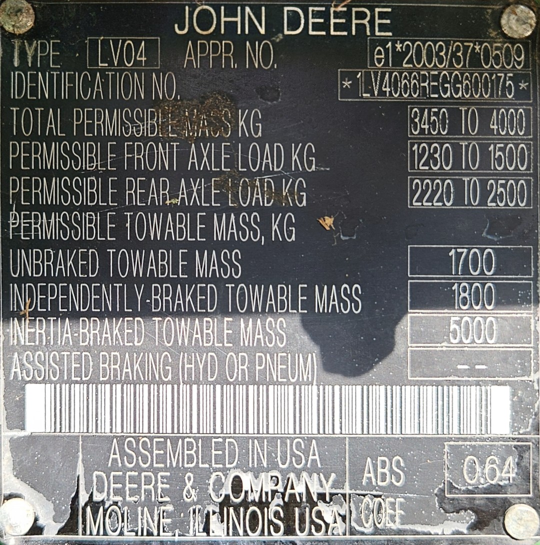 Used John Deere 4066R Tractor