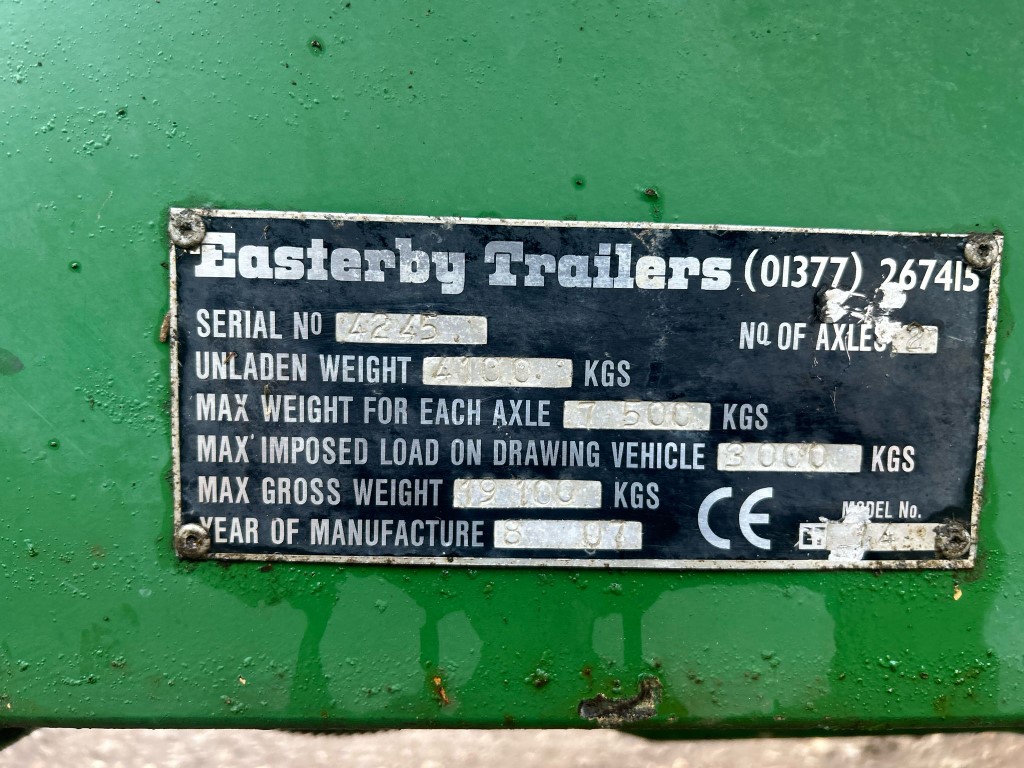 Used Easterby ET14 Trailer