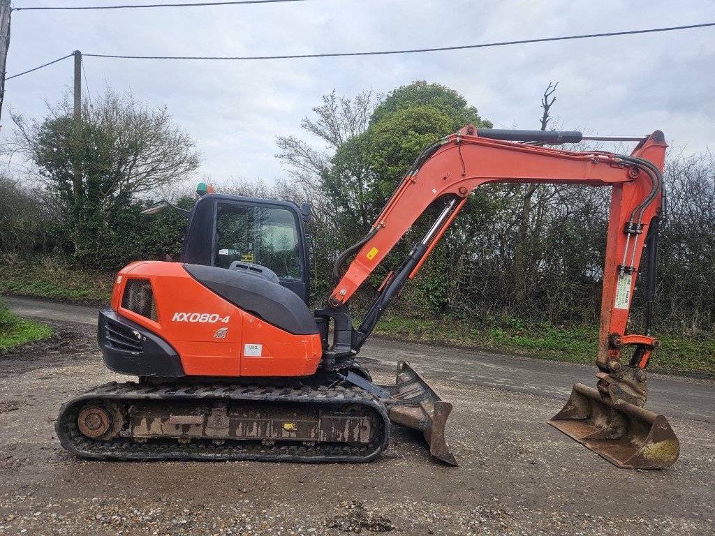 Used Kubota KX080-4 Excavator