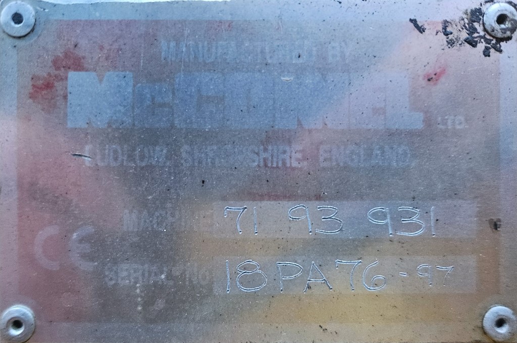 Used McConnel PA93 Hedge Cutter