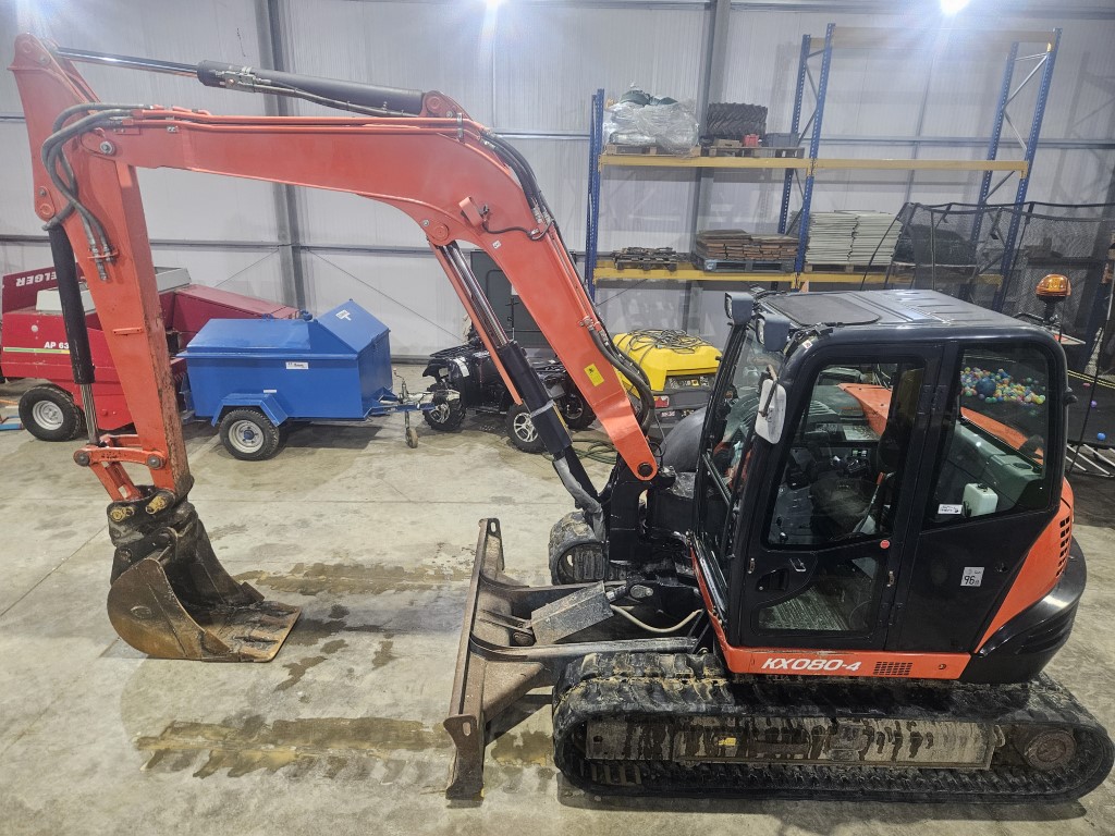 Used Kubota KX080-4 Excavator