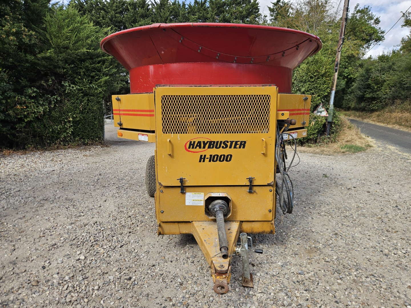 Used Haybuster H-1000 Tub Grinder