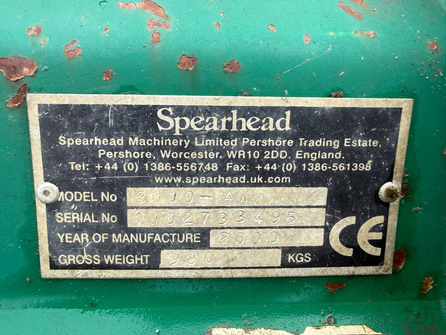 Used Spearhead 3000-4W Mower
