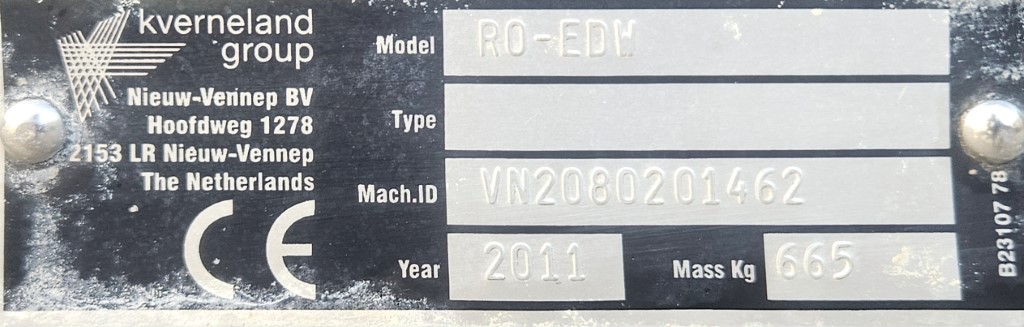 Used Vicon RO-EDW Fertiliser Spreader