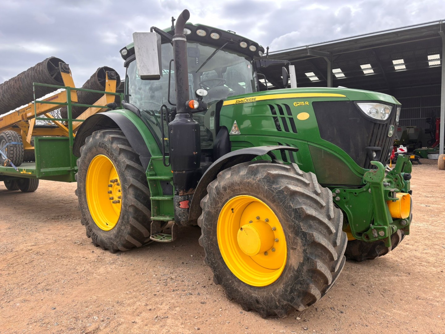 Used John Deere 6215R 4wd Tractor
