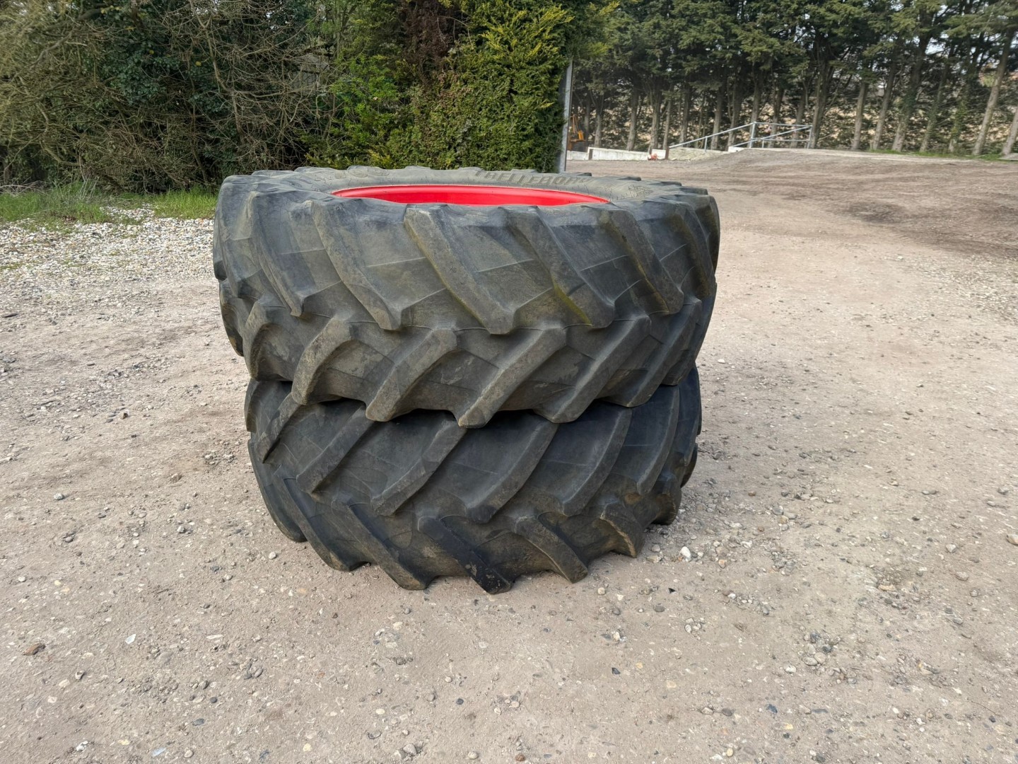 Used Pair Fendt Wheels and Tyres