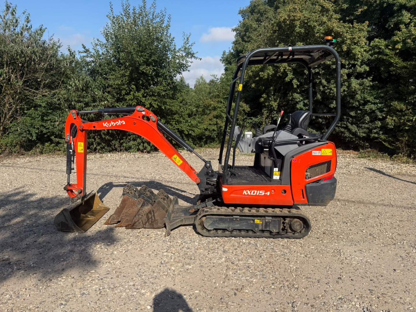 Used Kubota KX015-4 Mini Excavator