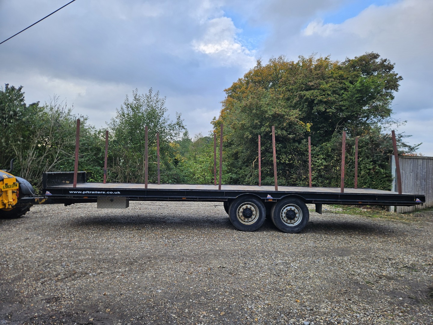 Used PF Trailers 30' Flatbed Trailer