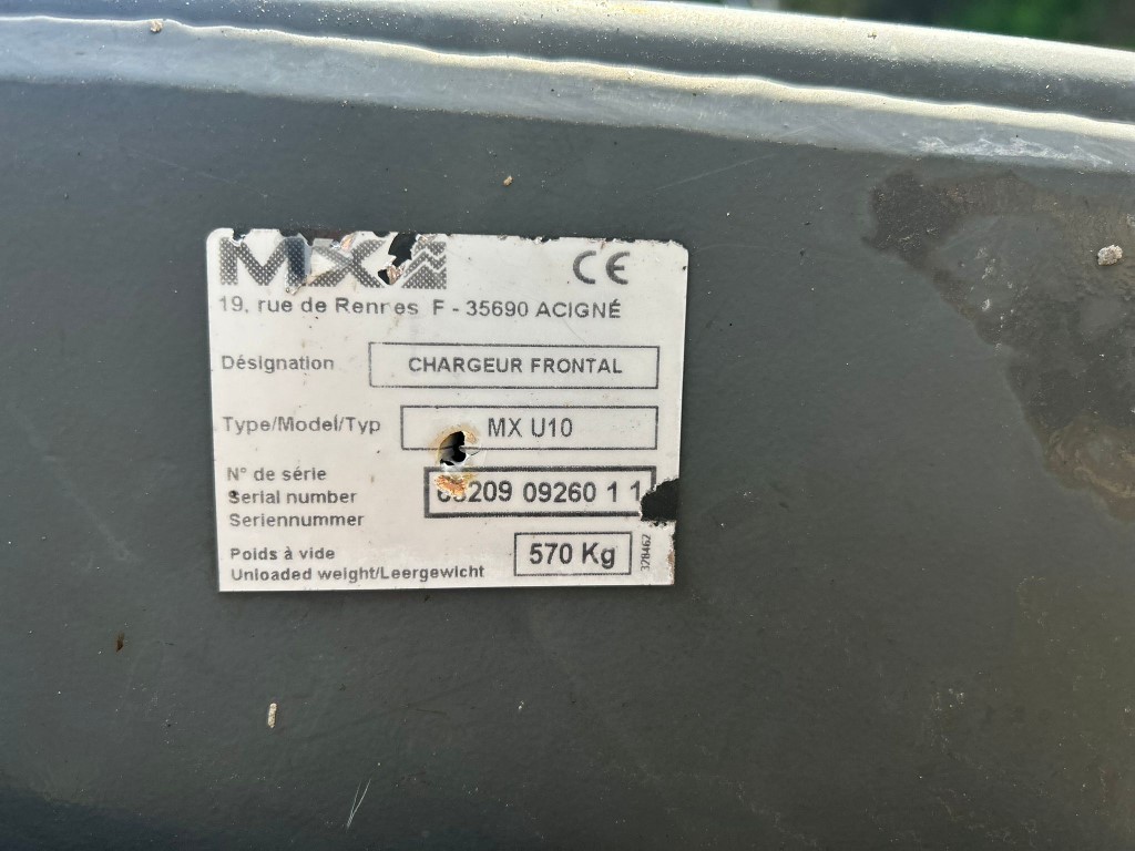 Used Mailleux MX U10 Front Loader
