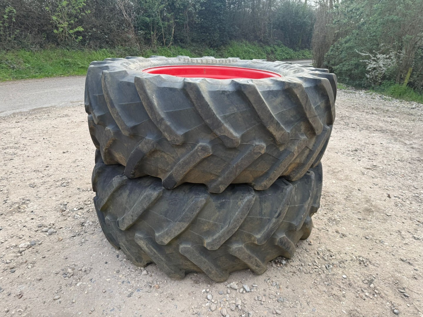 Used Pair Fendt Wheels and Tyres