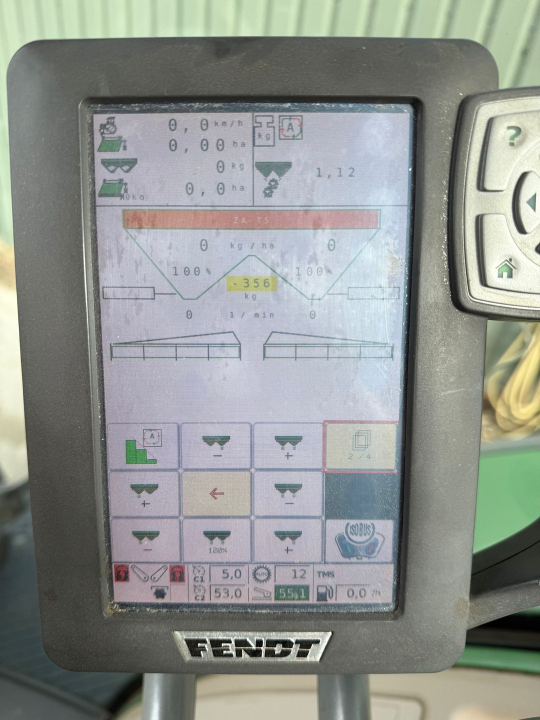 Used Amazone ZA-TS 4200 Profis Hydro Fertiliser Spreader