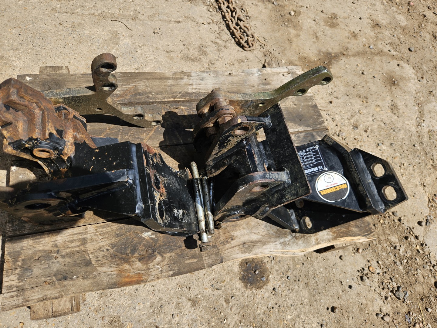 Used McConnel Hedge Cutter Tractor Axle Brackets