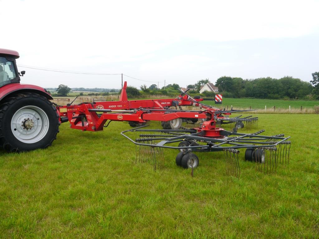 Used Vicon Andex 1505 Rake