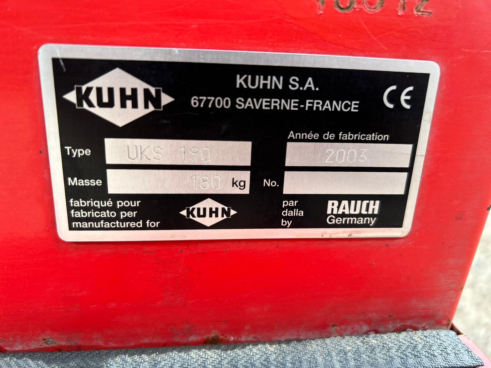 Used Kuhn UKS 190 Fertiliser Spreader