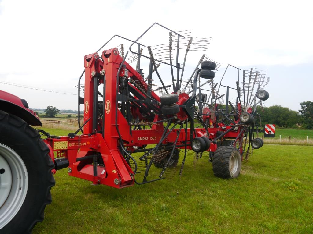Used Vicon Andex 1505 Rake