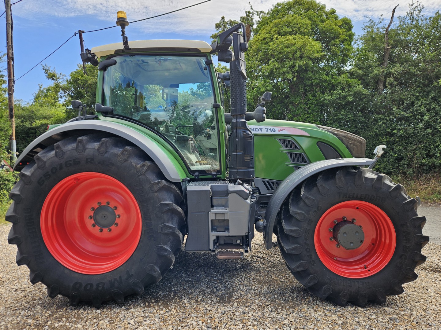 Used Fendt 718 Vario 4wd Tractor