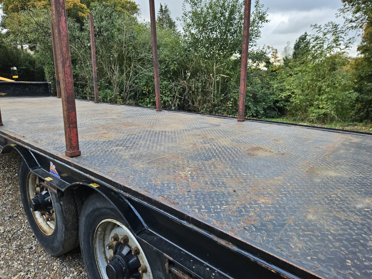 Used PF Trailers 30' Flatbed Trailer